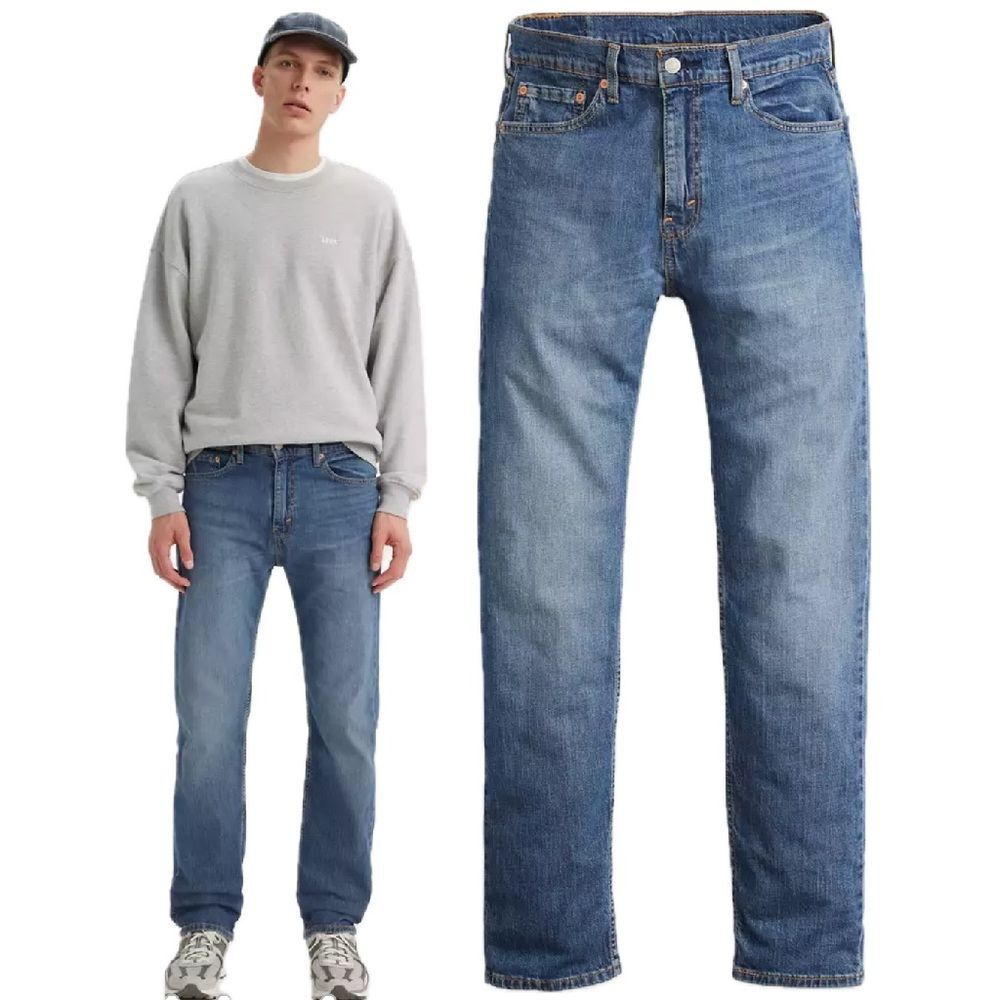 Levi’s 505 Regular Fit Jeans Glowing - Medium Wash - Stretch Size W38 x L30